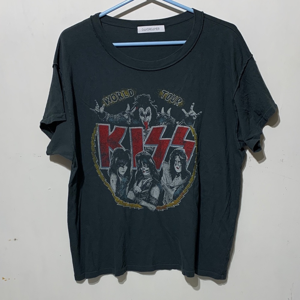 Daydreamer Black KISS Graphic Tee